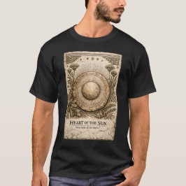 Hjärtat av solen | Solskiva | Antikens Afrika T Shirt