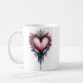 Hjärtat av tyst magi kaffemugg