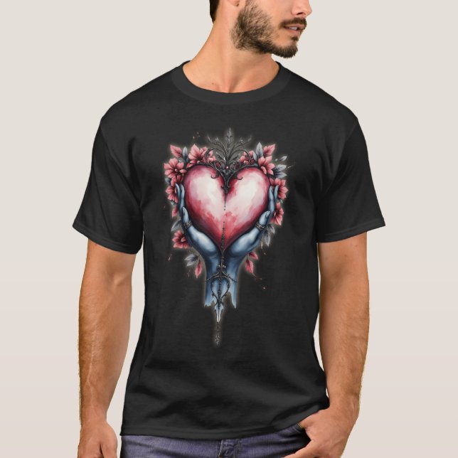 Hjärtat av tyst magi t shirt (Framsida)