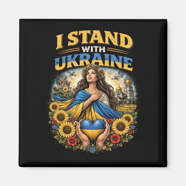 Hjärtat av Ukraina Magnet (Framsidan)