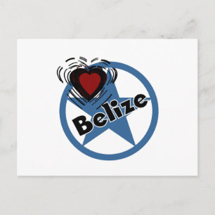 Hjärtat Belize Vykort