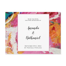 Hjärtat: Bröllop spara datum