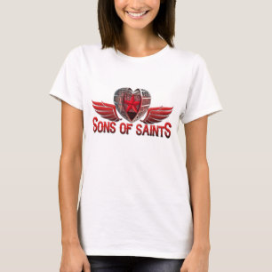 Hjärtat Cage SoS Logotyp Tee