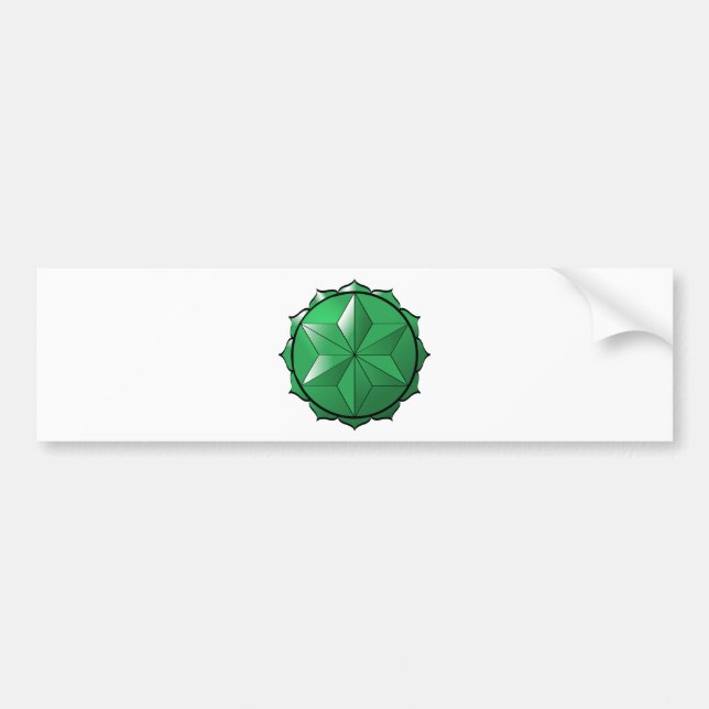 Hjärtat Chakra Bildekal (Framsidan)