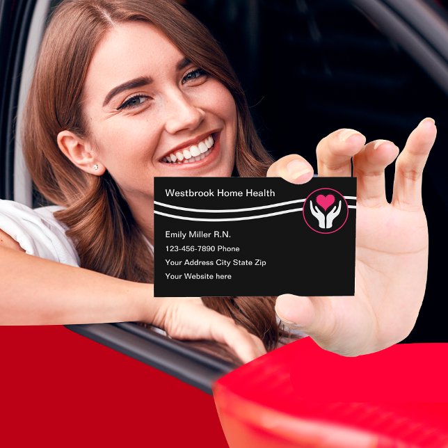 Hjärtat - emblem i hemmet visitkort (Skapare uppladdad)