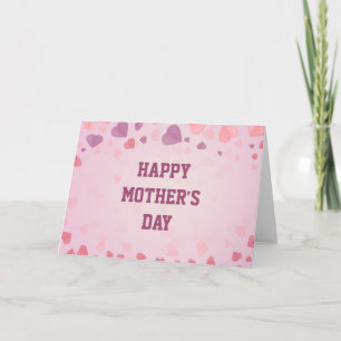 Hjärtat finns i Bloom Mors dag Card Kort