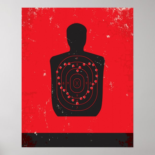 Hjärtat för målpraxis poster (Framsidan)