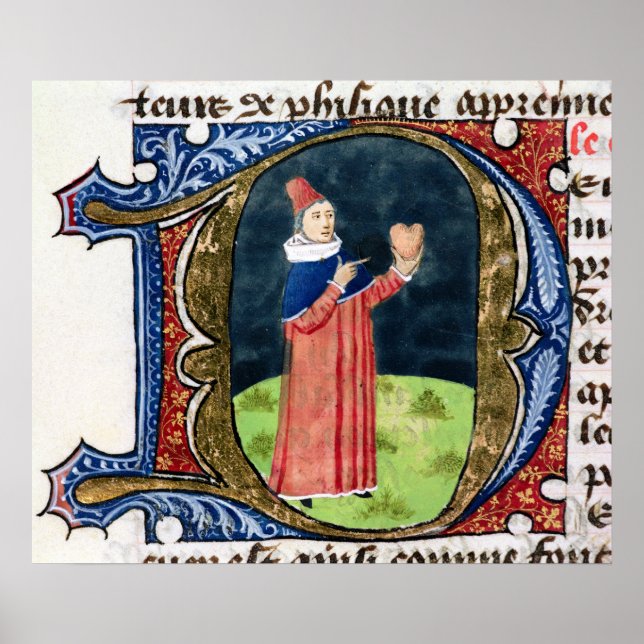 Hjärtat, från "Traite de Medecine" Poster (Framsidan)