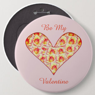 Hjärtat fullt av Ro Valentine Pin Knapp