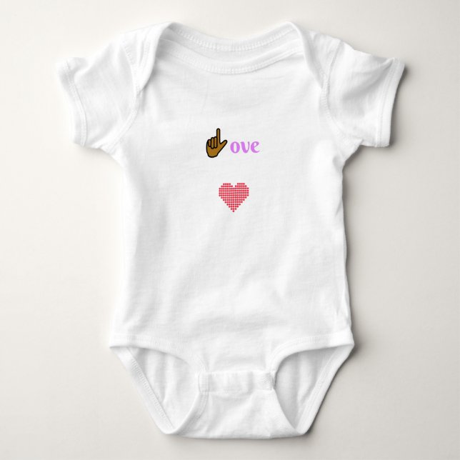 Hjärtat Fullt i Kärlek T Shirt (Framsida)