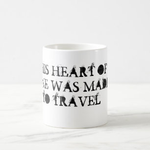 Hjärtat gavs till Resemuggen Kaffemugg