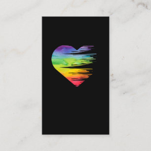 Hjärtat Hjärtat Awareness Gay Lesbisk för HBT-P Visitkort