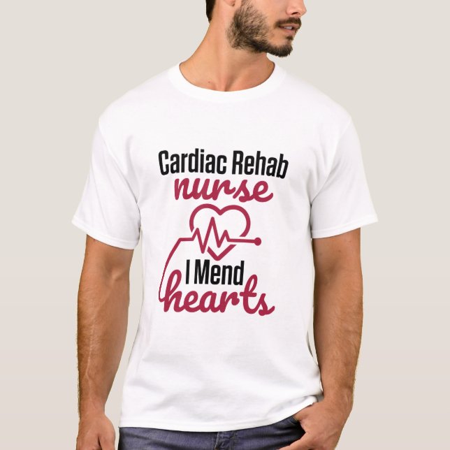 Hjärtat Hjärtat Sjuksköterska i myghjärter T Shirt (Framsida)