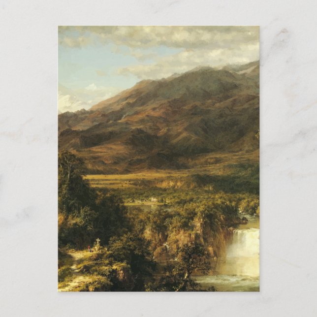 Hjärtat i Anderna av Frederic Edwin Church Vykort (Framsida)