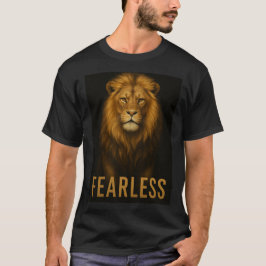 Hjärtat i en Lejon, född till Roar T Shirt