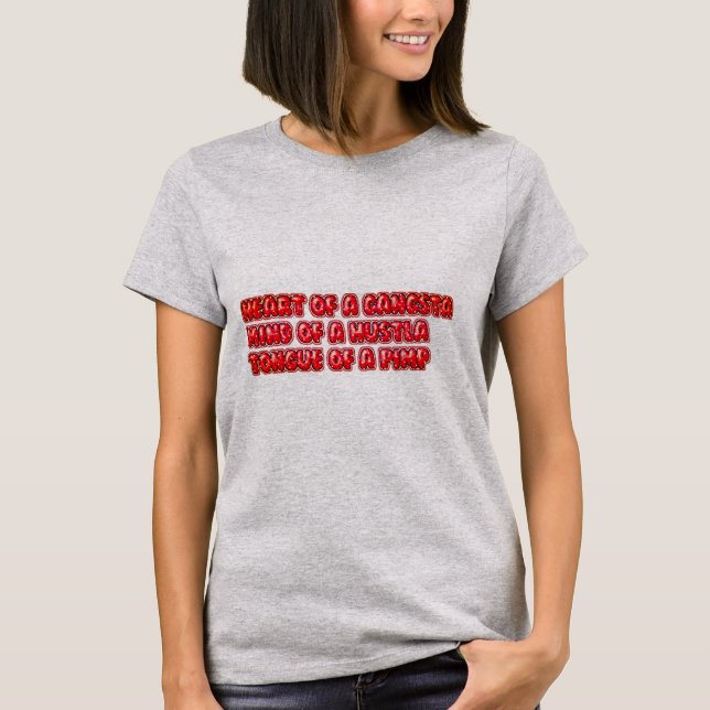 Hjärtat i Gangsta Tee (Framsida)
