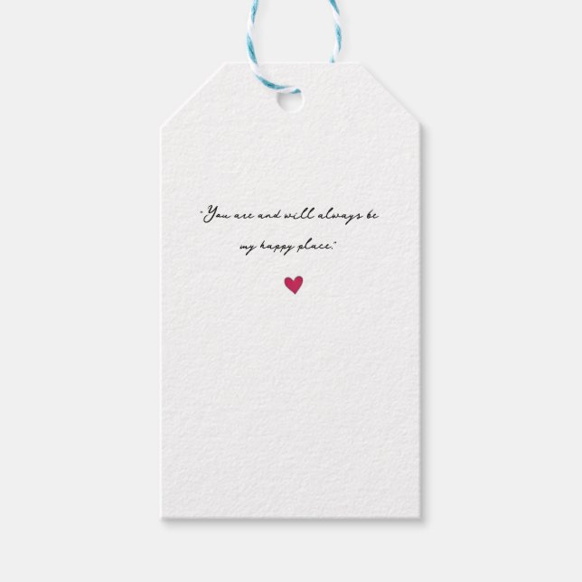 Hjärtat i Gift-Märkre och presenthöljen Presentetikett (Framsidan)