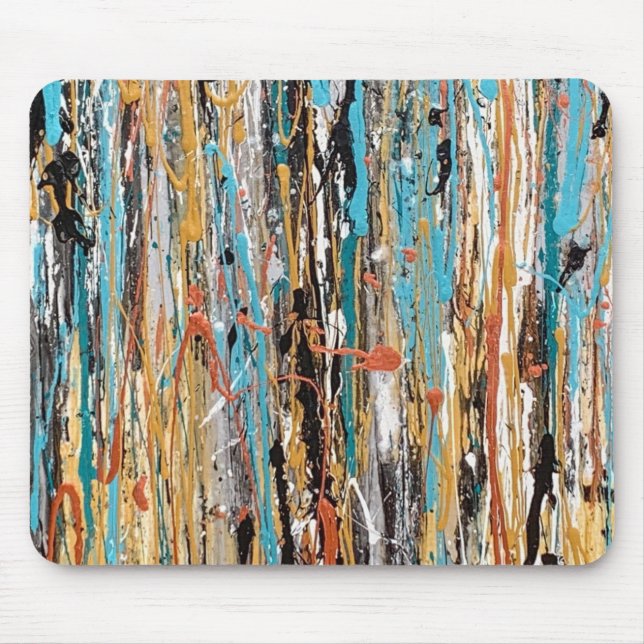 Hjärtat i Guld Mousepad Musmatta (Framsidan)