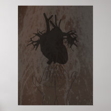 Hjärtat i händer, organdonation poster