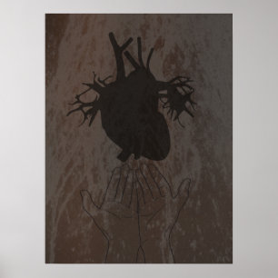 Hjärtat i händer, organdonation poster
