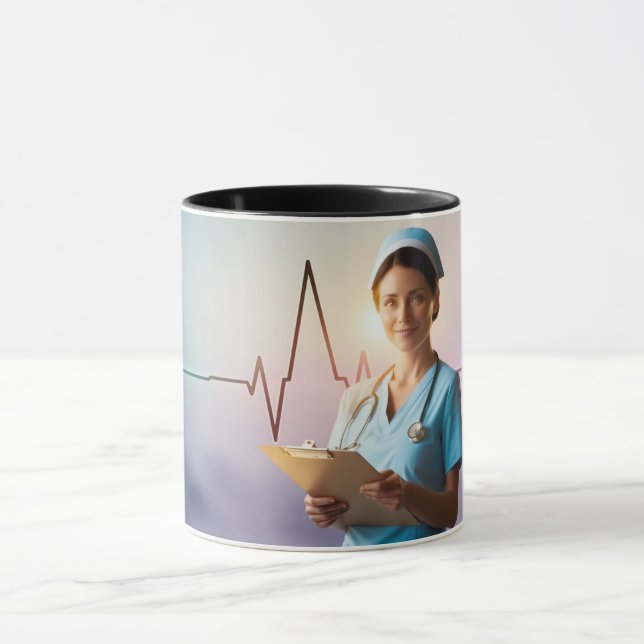 Hjärtat i Healthcare Mugg (Center)