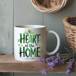 Hjärtat i hemmet | Personlig Namn Mugg