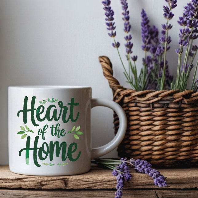 Hjärtat i hemmet | Personlig Namn Mugg (Skapare uppladdad)