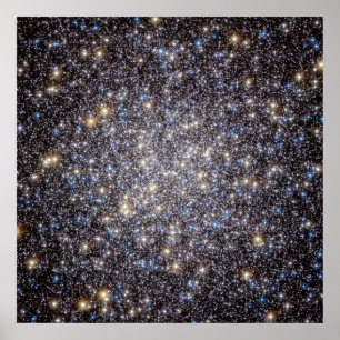 Hjärtat i Hercules Globular Cluster Poster