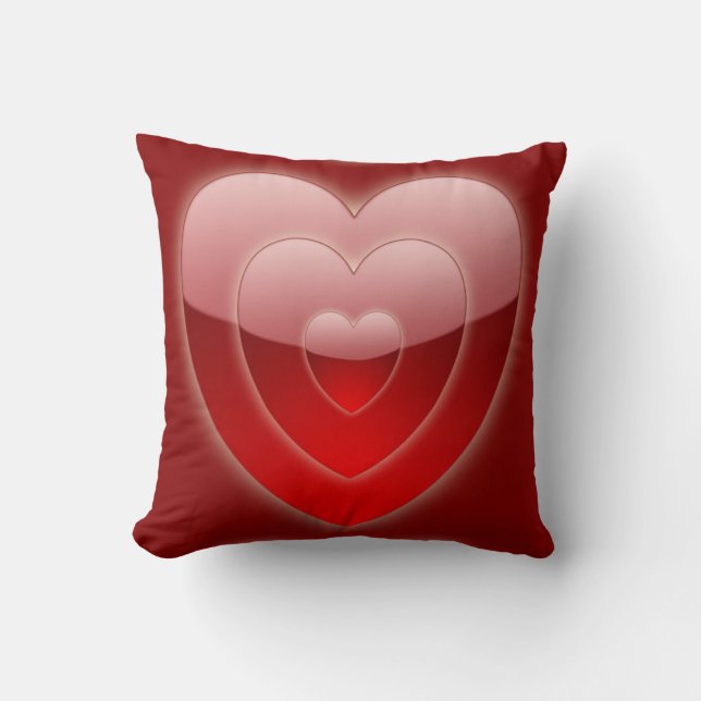 Hjärtat i hjärtats Valentine Pillow Kudde (Framsida)