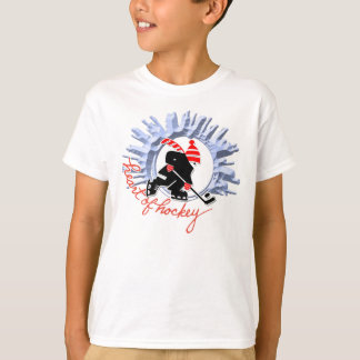 Hjärtat i Hockey Tee Shirt
