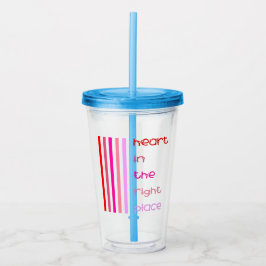 Hjärtat i Högerna Ställe Take Away Mugg