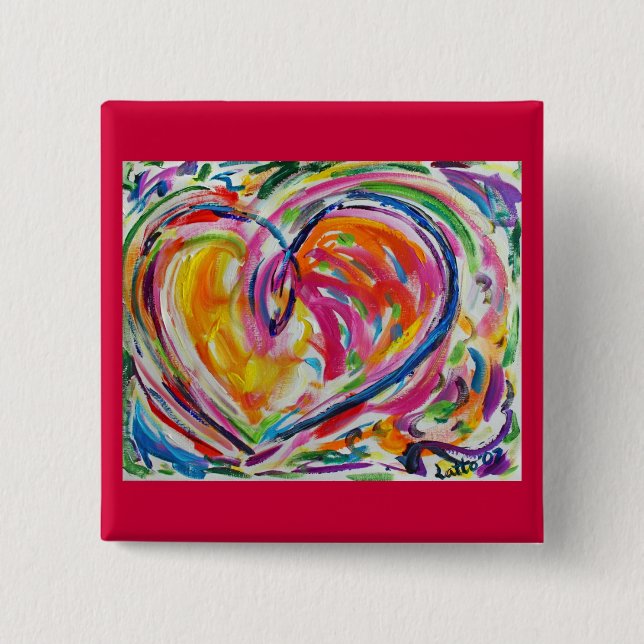 Hjärtat i Joy Button Knapp (Framsida)