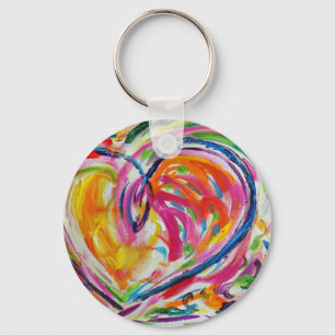 Hjärtat i Joy Keychain Nyckelring