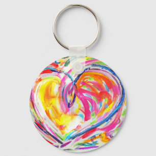 Hjärtat i Joy Keychain Nyckelring