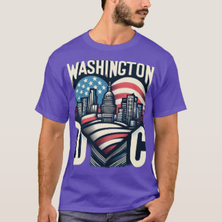 Hjärtat i Ord Washington DC T Shirt