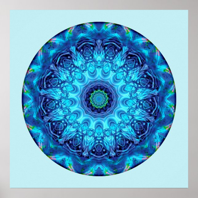 Hjärtat i överlämnande Mandala 5 Poster (Framsidan)