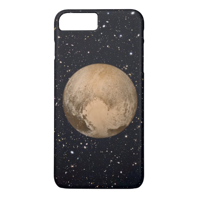 Hjärtat i Pluto Starry Himlar Case-Mate iPhone Skal (Baksida)