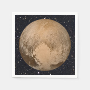 Hjärtat i Pluto Starry Himlar Pappersservett