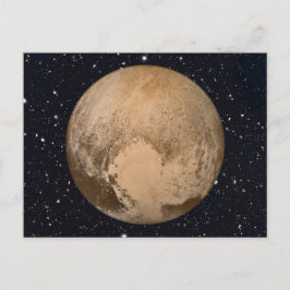 Hjärtat i Pluto Starry Himlar Vykort