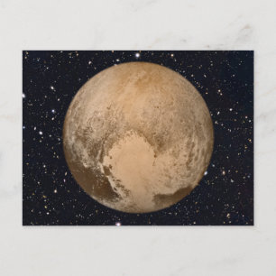 Hjärtat i Pluto Starry Himlar Vykort
