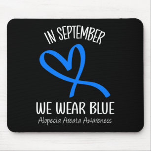 Hjärtat I september Bära Blue Alopecia Areata Aw Musmatta