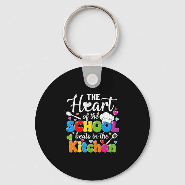 Hjärtat i skolan slår i köket bak nyckelring (Framsida)