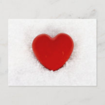 Hjärtat i snö