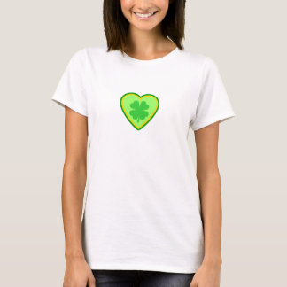 Hjärtat i St. Patrick's Day Heart T-shirt