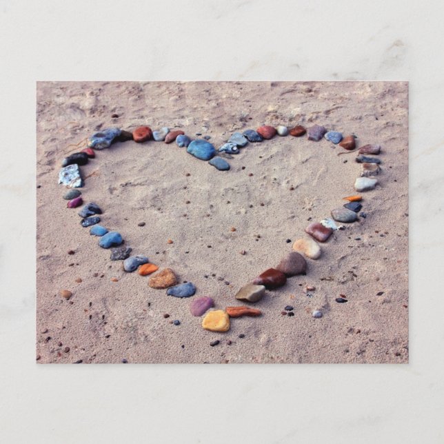 Hjärtat i stenarna vykort (Framsida)