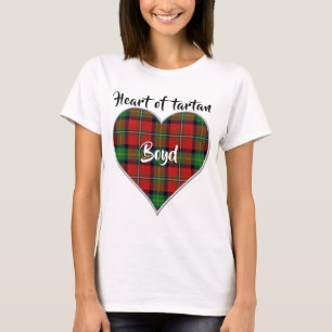 Hjärtat i Tartan Klan Boyd Play T Shirt