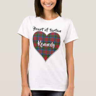 Hjärtat i Tartan Klan Kidd Play T Shirt