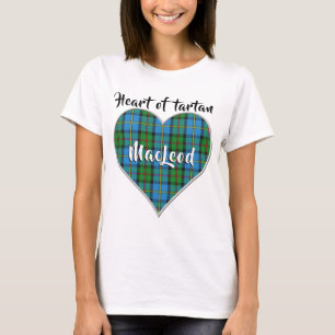 Hjärtat i Tartan Klan MacLeod of Harris Play T Shirt