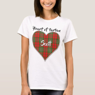 Hjärtat i Tartan Klan Scott Play T Shirt
