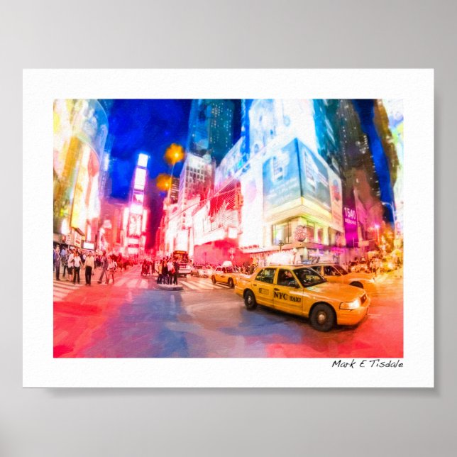 Hjärtat i Times Square - NYC - Mini Poster (Framsidan)